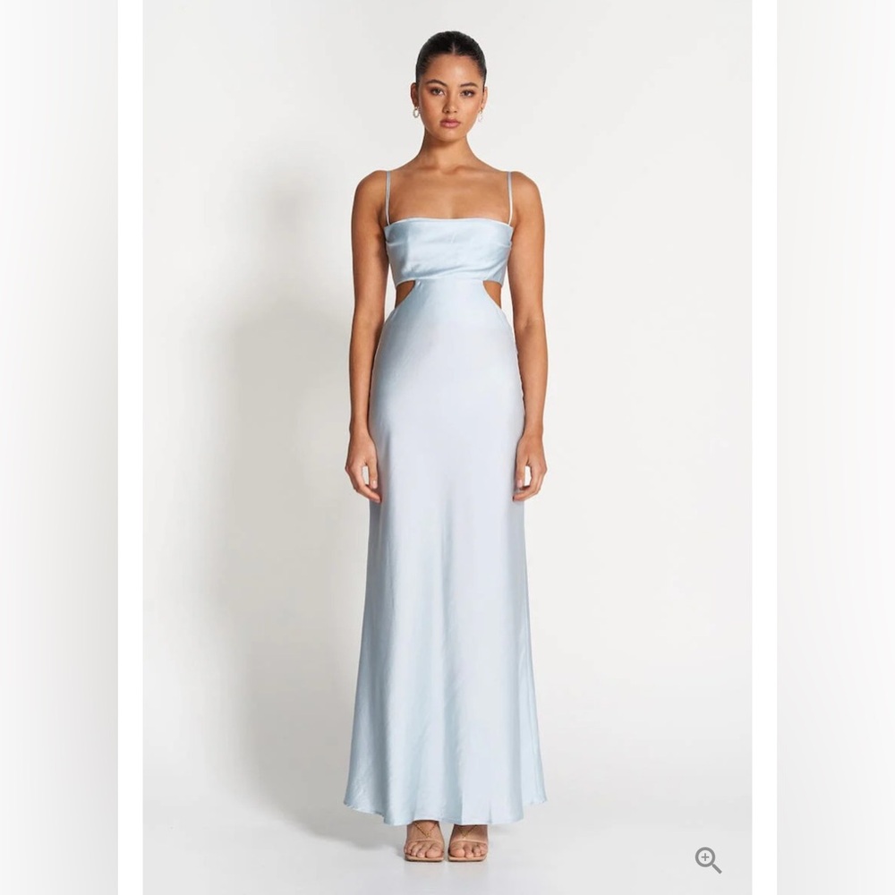 Chic Sky Blue Evening Gown